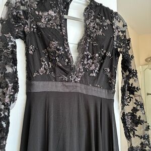 Black Sequin Formal Gown